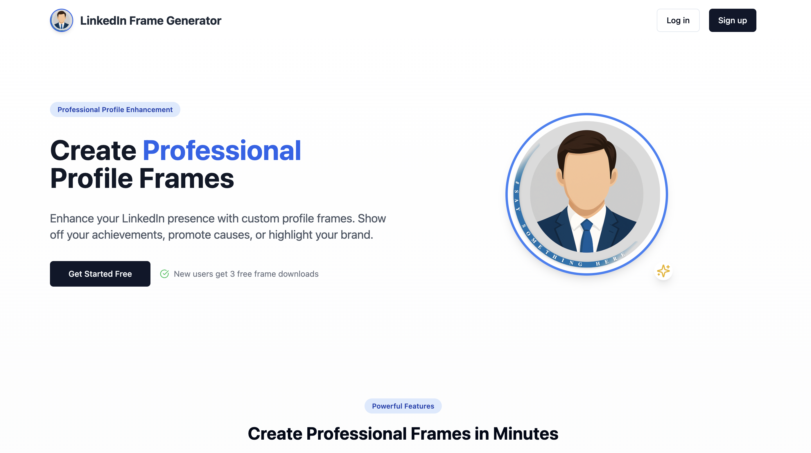 LinkedIn Frame Generator