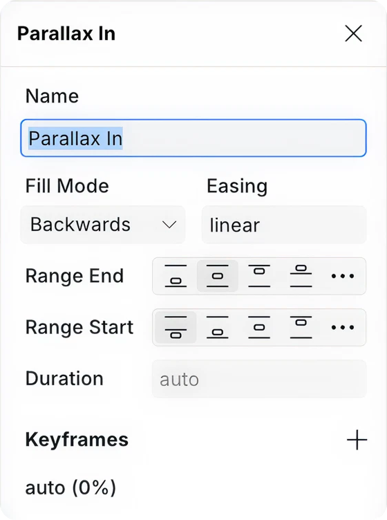 Webstudio Animations