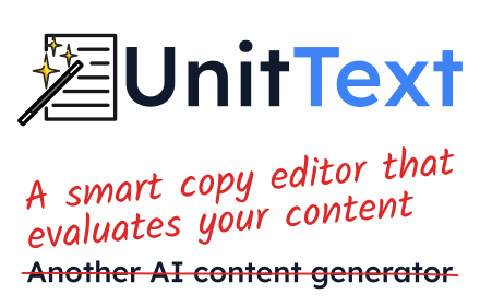 UnitText - AI copy editor