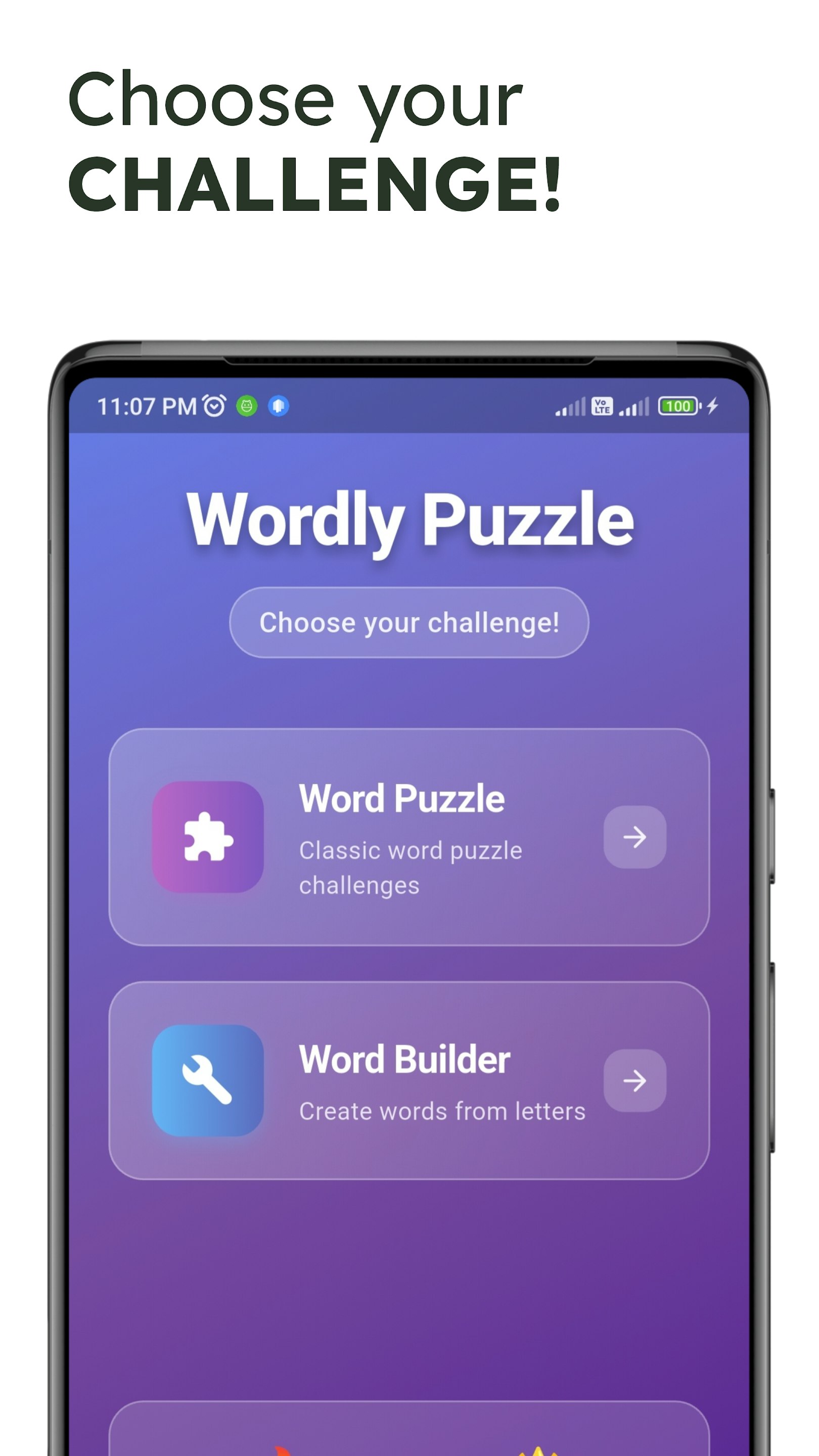 Wordly Puzzle: Guess and Build
