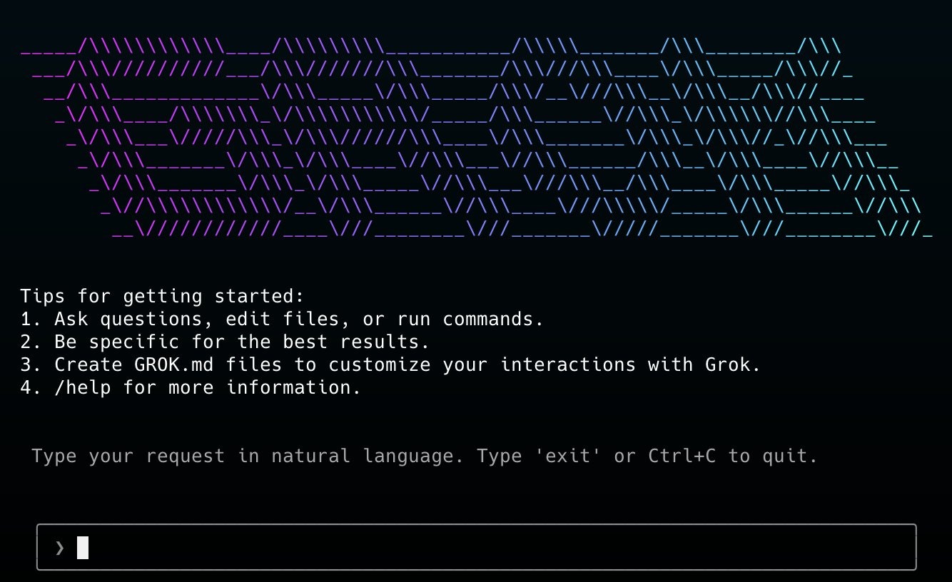 Grok CLI (Unofficial)