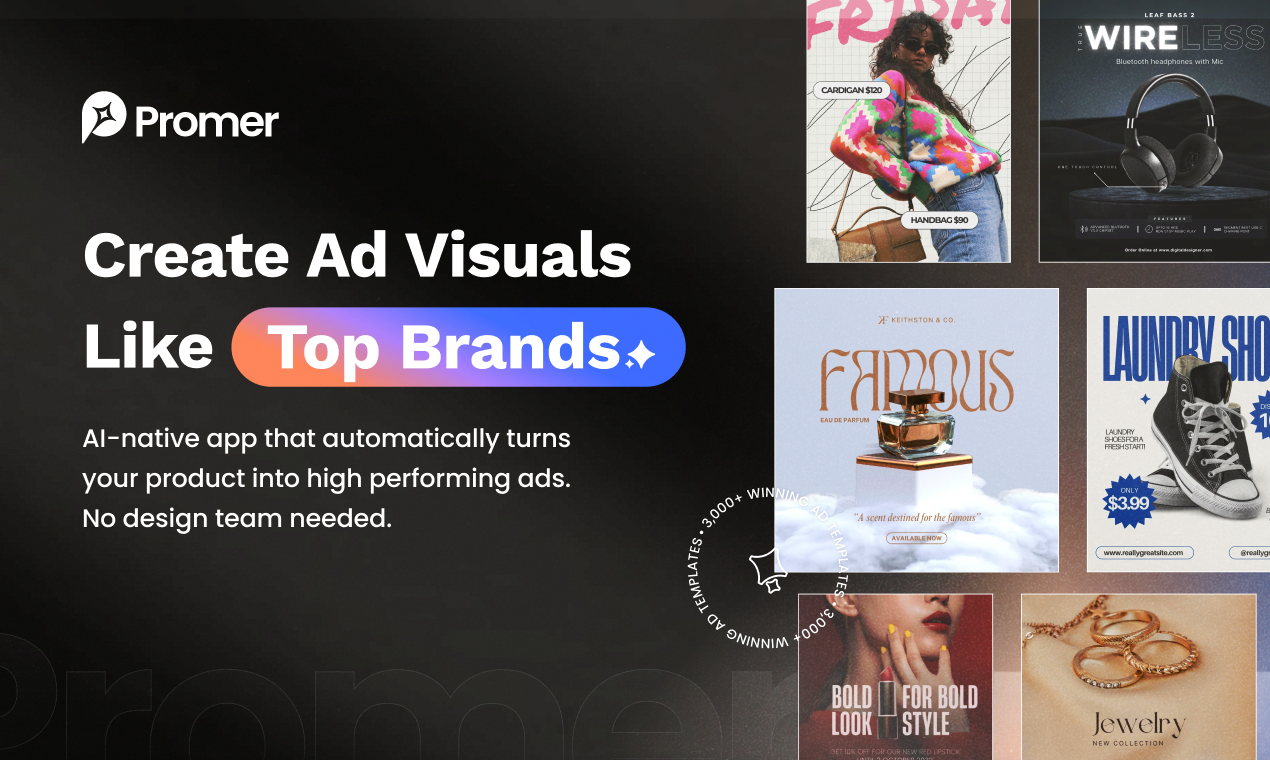 Promer AI: Ad Creative Studio