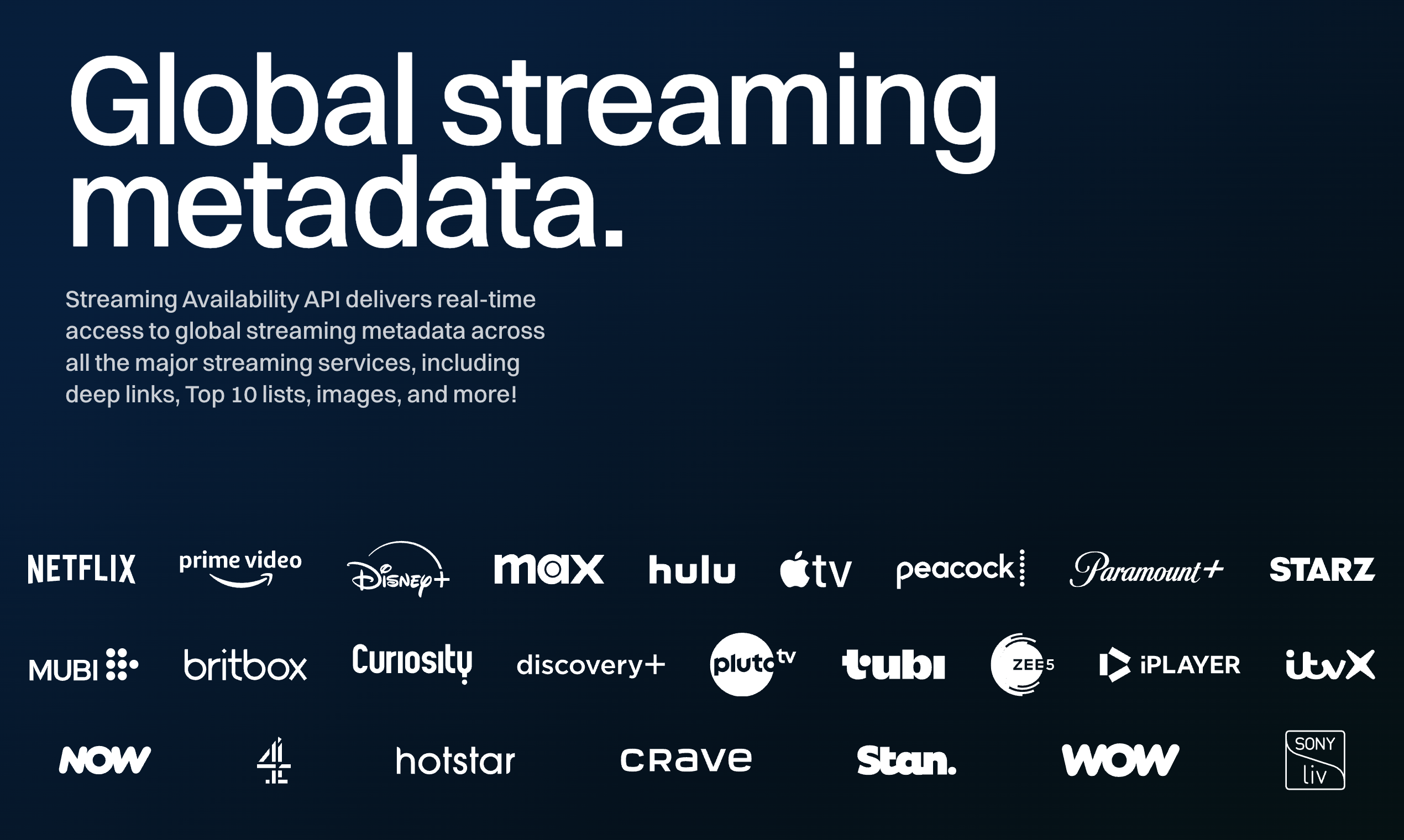 Streaming Availability API