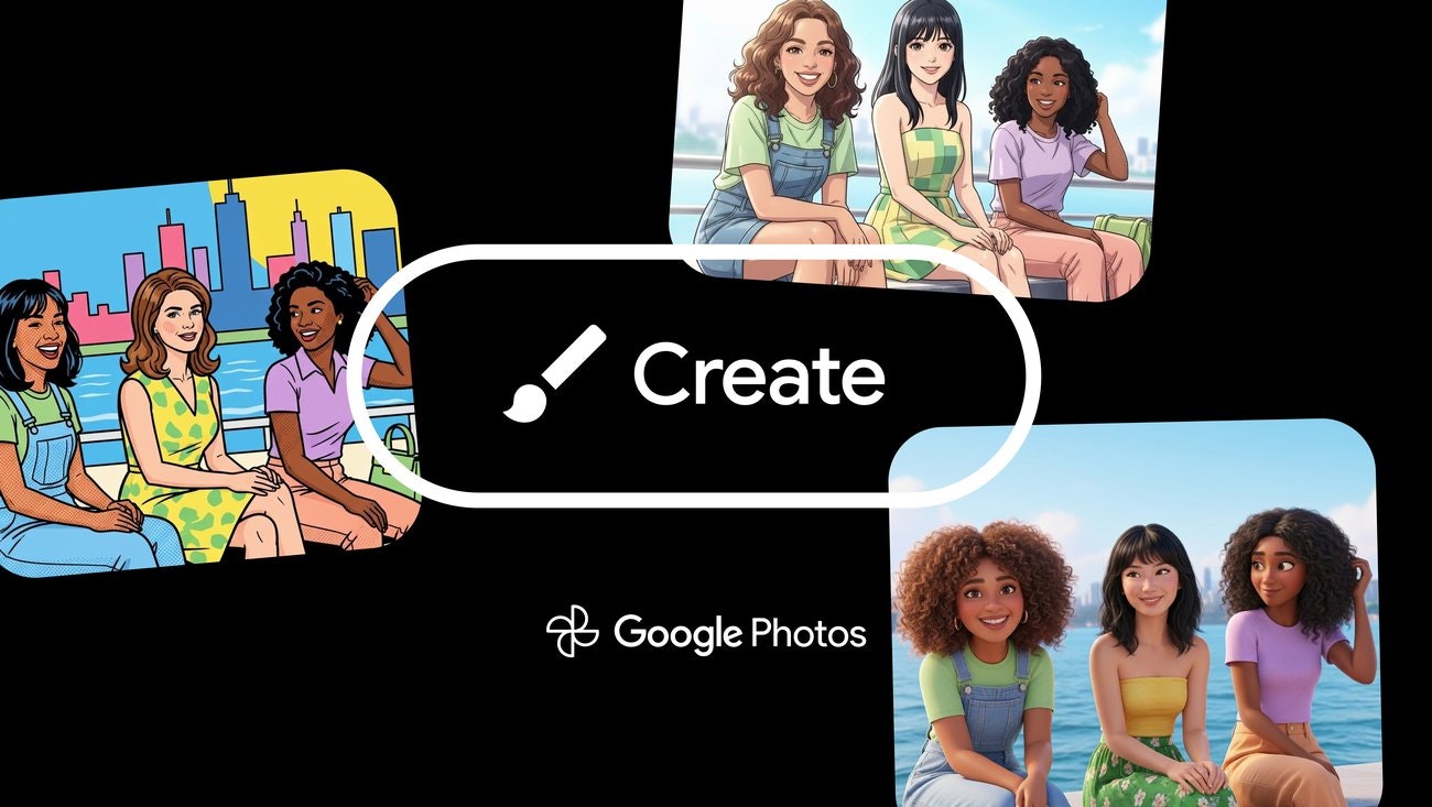Create tab in Google Photos