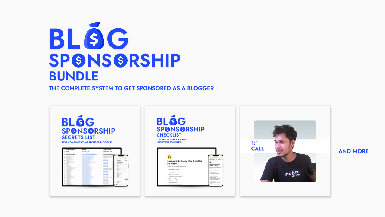 Blog Sponsorship Bundle