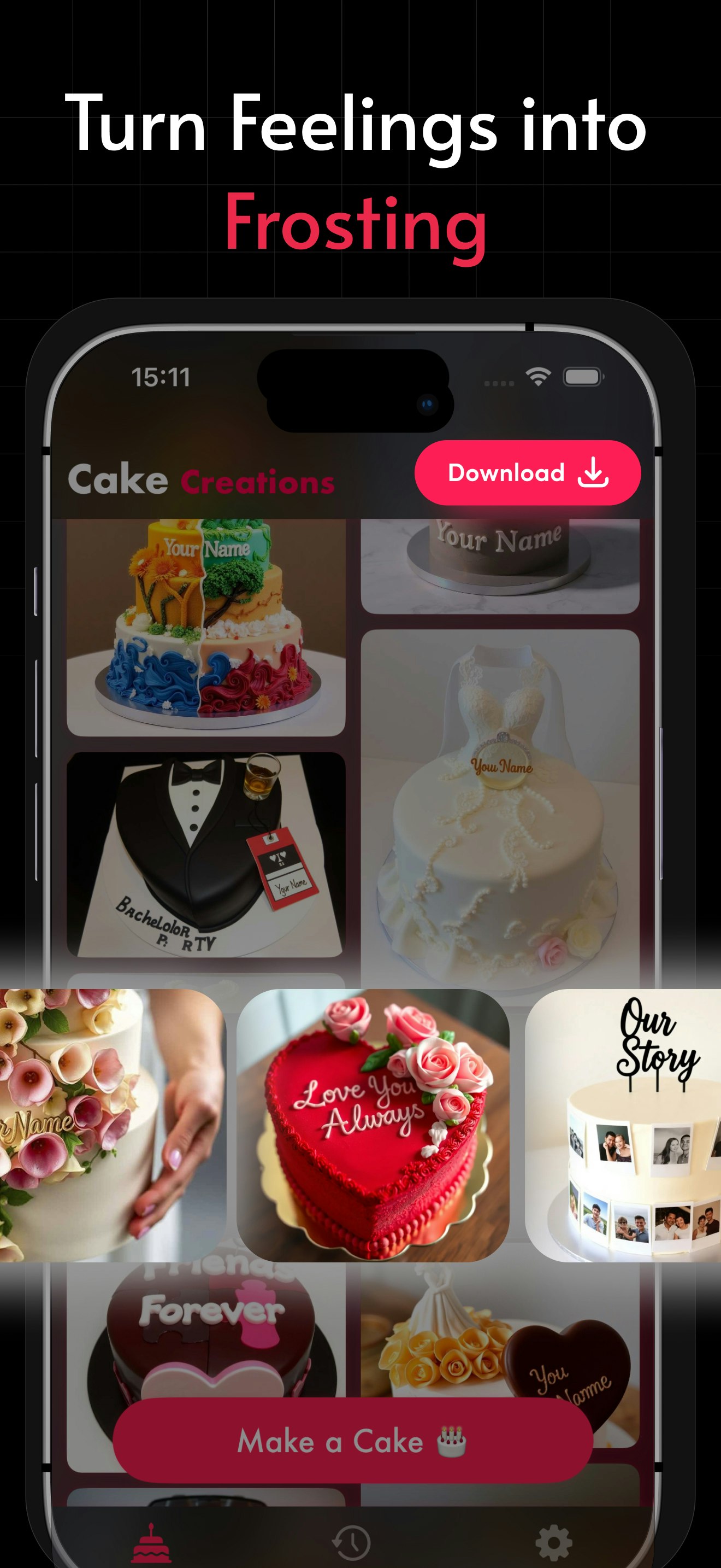 AI CakeMaker: Name on Cake