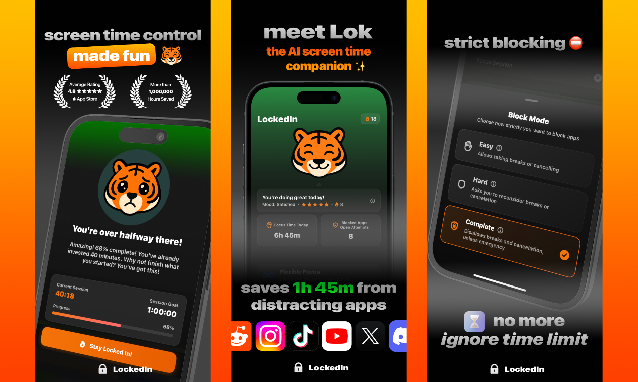 LockedIn: Screen Time Control