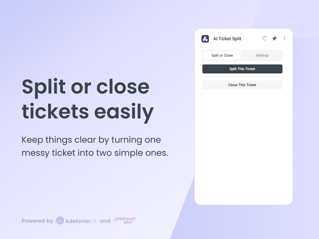 Zendesk Ticket Split 2025