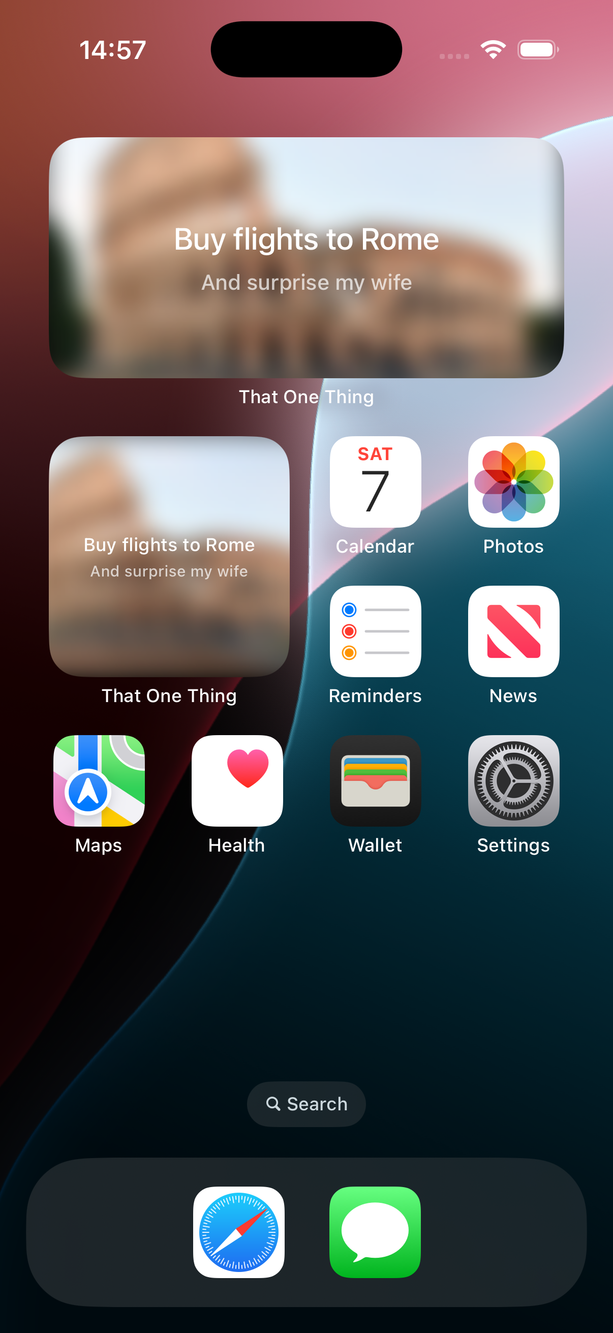 Focus Task: That One Thing