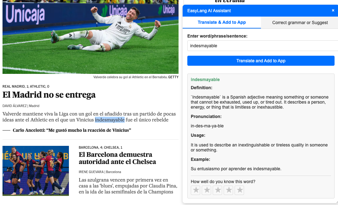 EasyLang.site - AI Language assistant