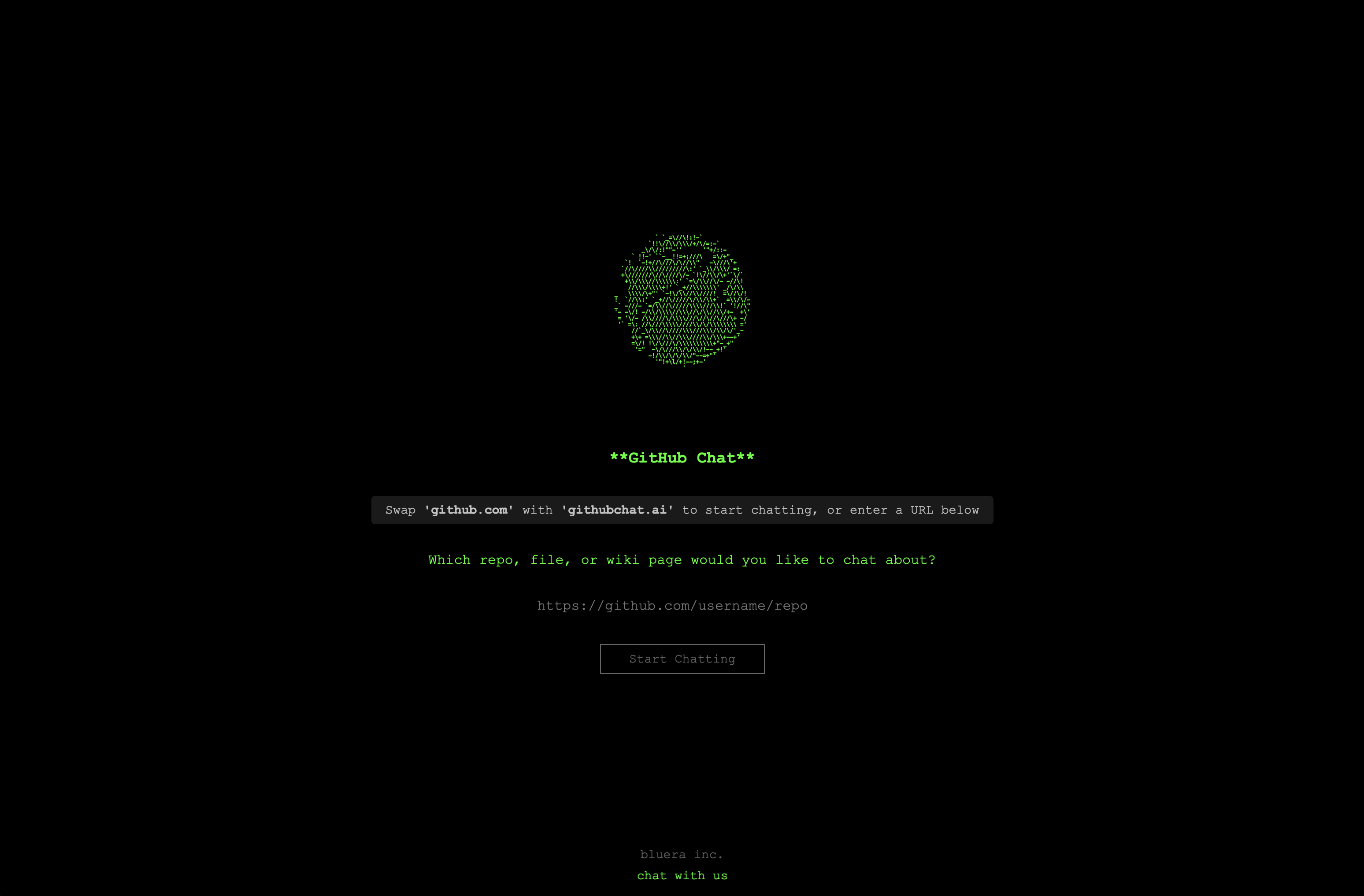 GitHub Chat