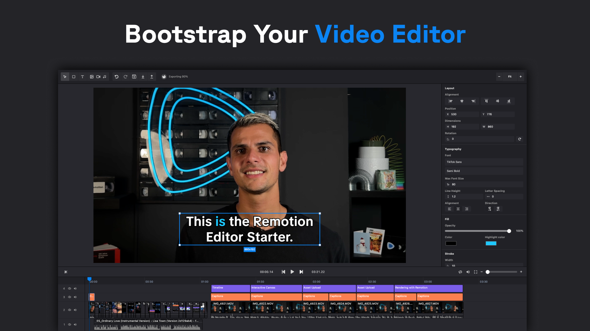 Remotion Editor Starter