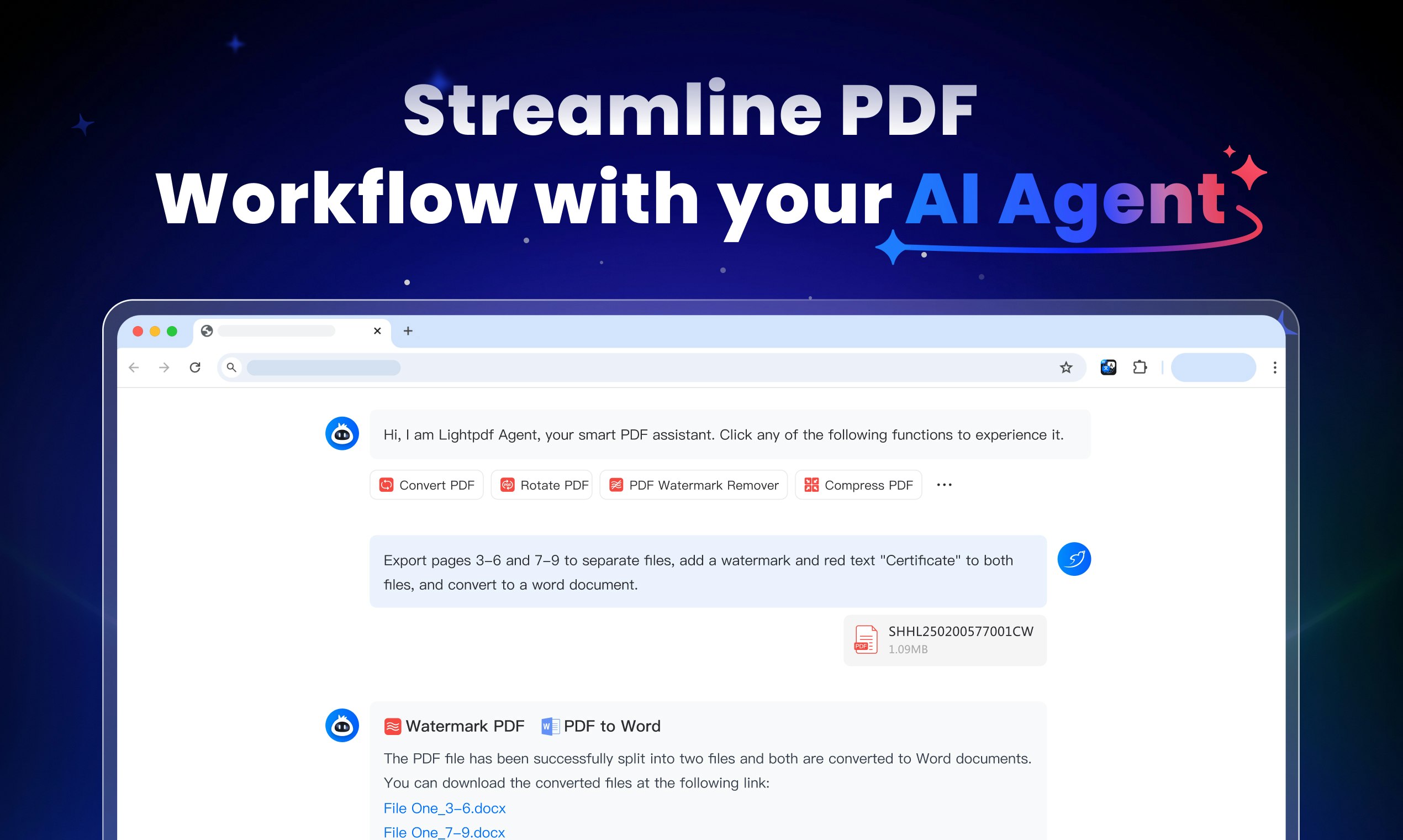 LightPDF AI Agent