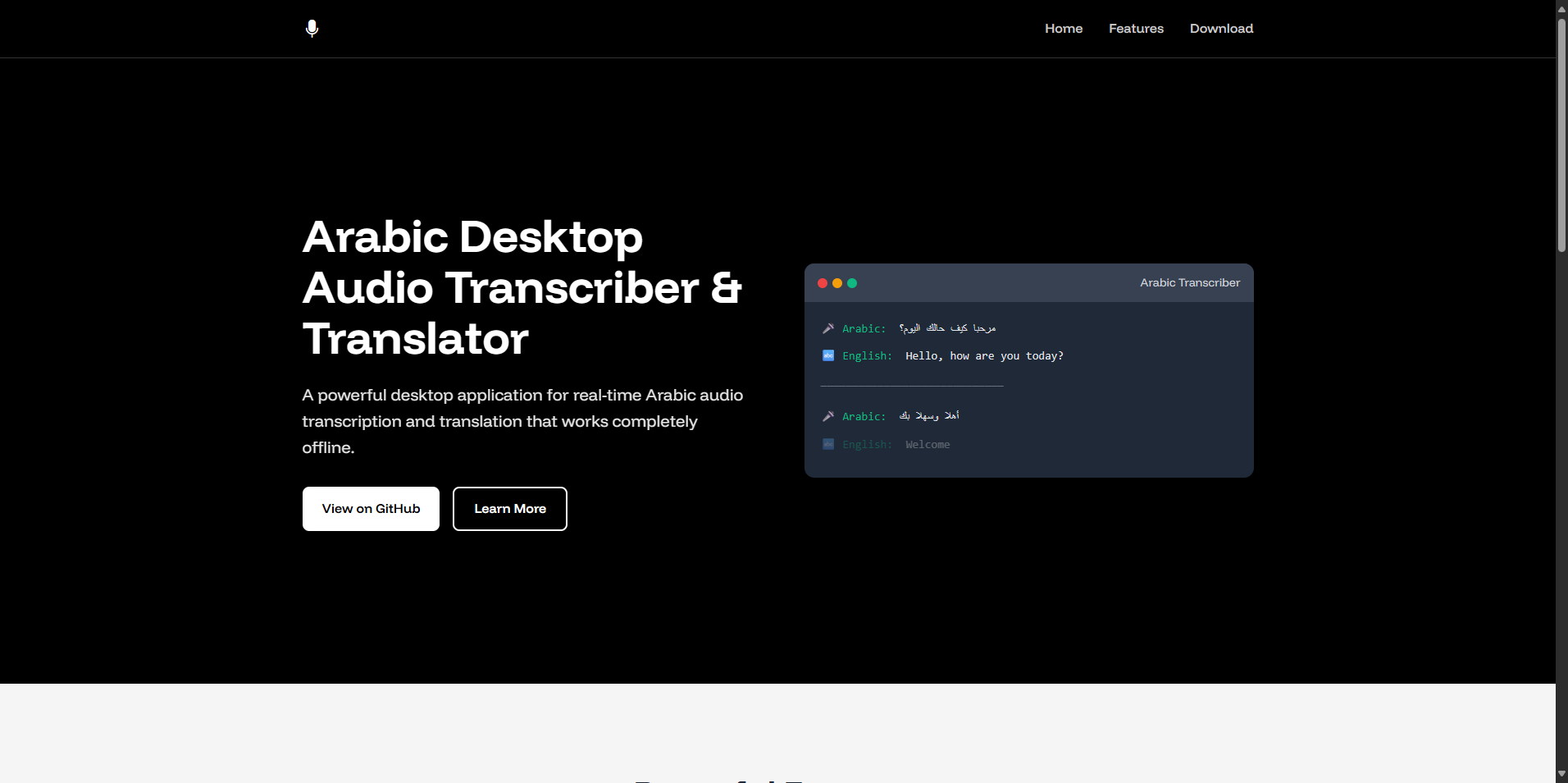 Arabic Desktop Audio Translator