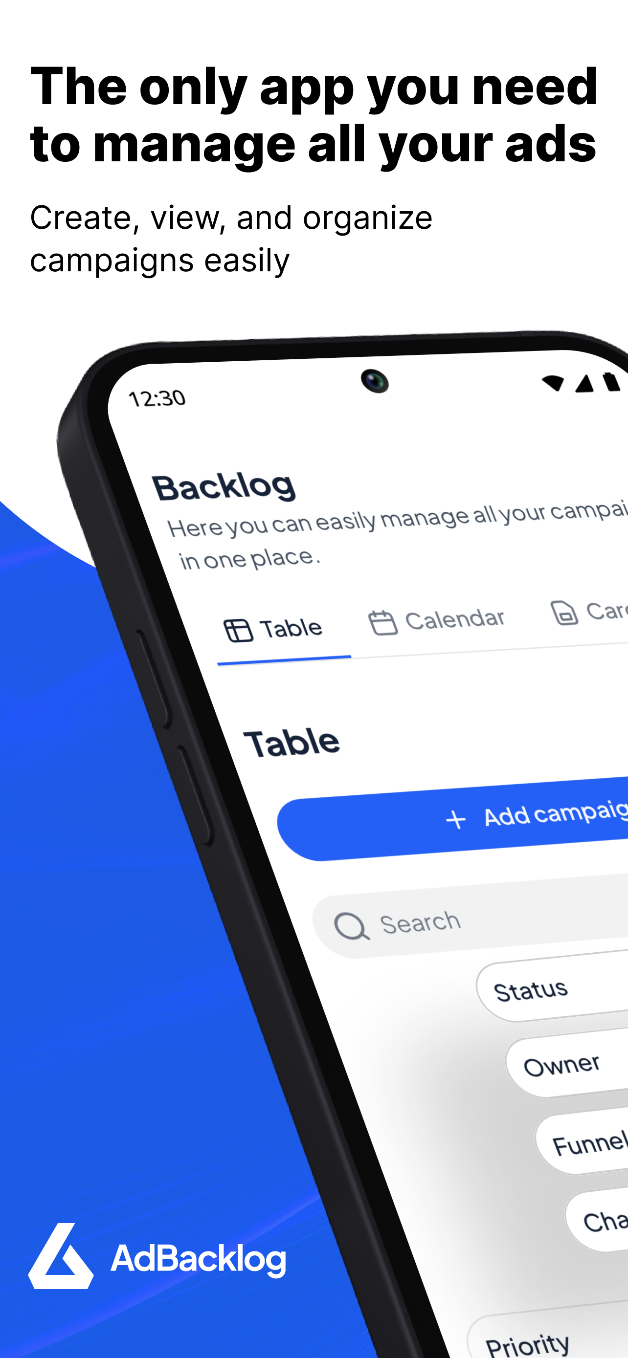 AdBacklog for Android