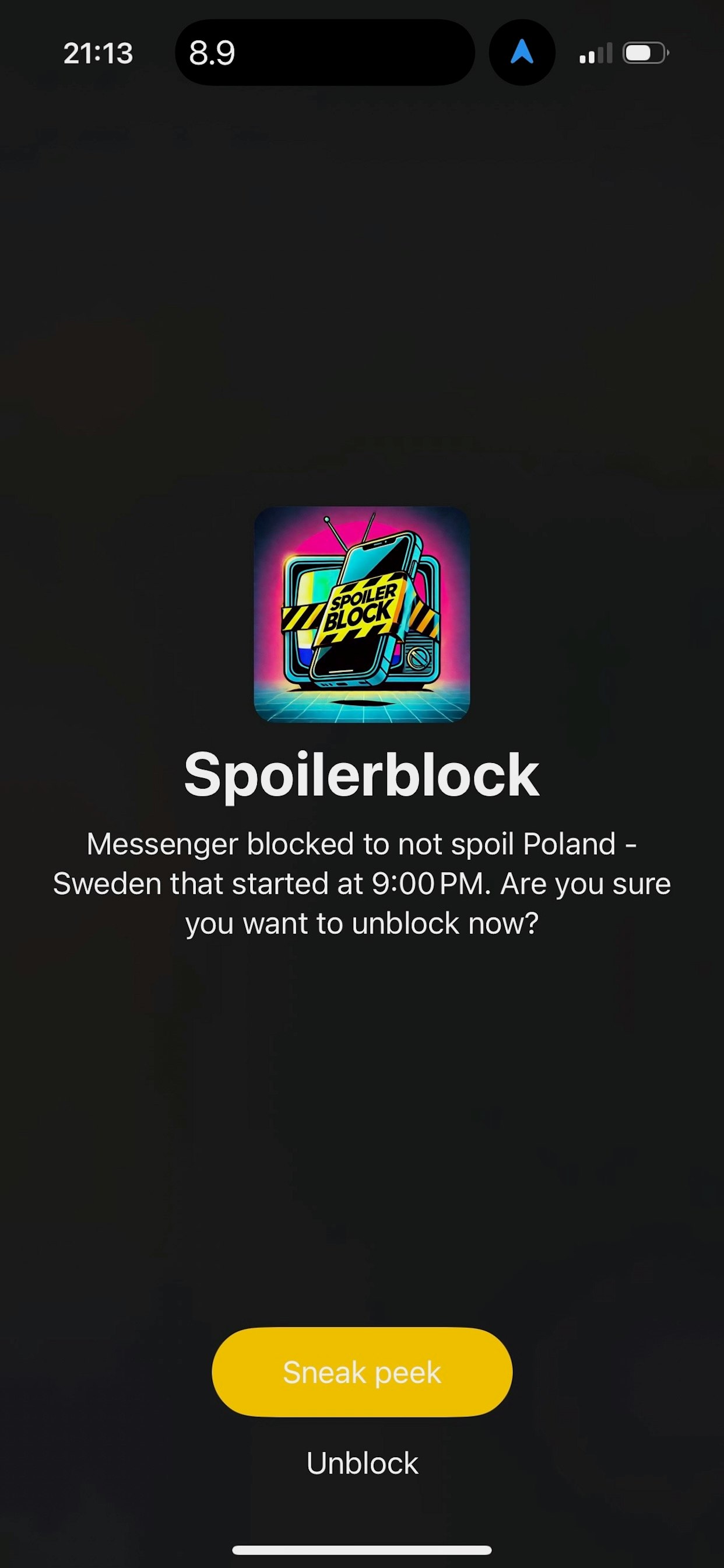 Spoilerblock