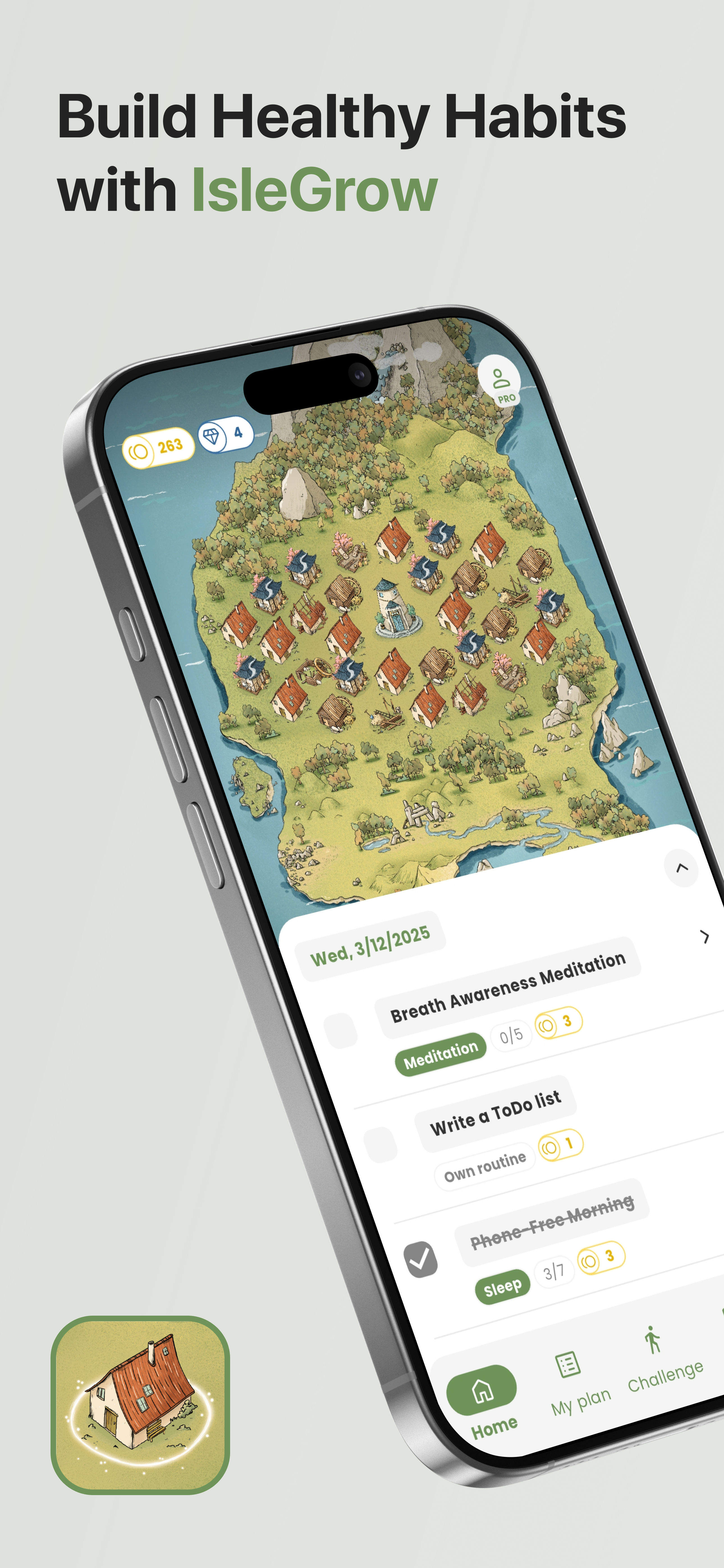 IsleGrow: Your Habits, Your World